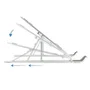 Tooq Soporte Elevador TQLRS0033-AL para Portátiles hasta 15 pulgadas, Plata